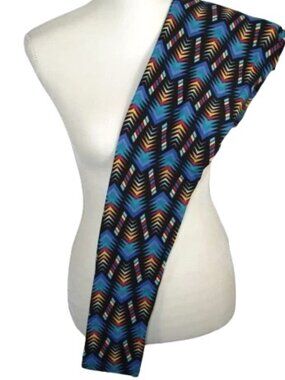 LuLaRoe OS Leggings One Size Aztec Arrows Kaleidoscope Blue Red Yellow